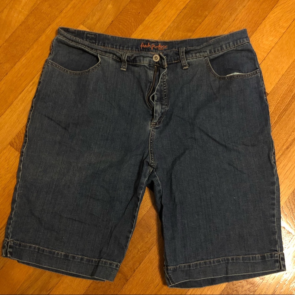 Fresh Produce Denim Bermuda Shorts Size 16